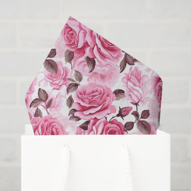 Papel Tecidual Rosa Rosado (Sacola de presentes)