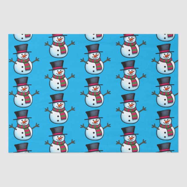 Papel Tecidual Snowman (Frente )