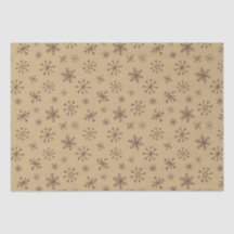 Papel Tecidual Twig Snowflakes