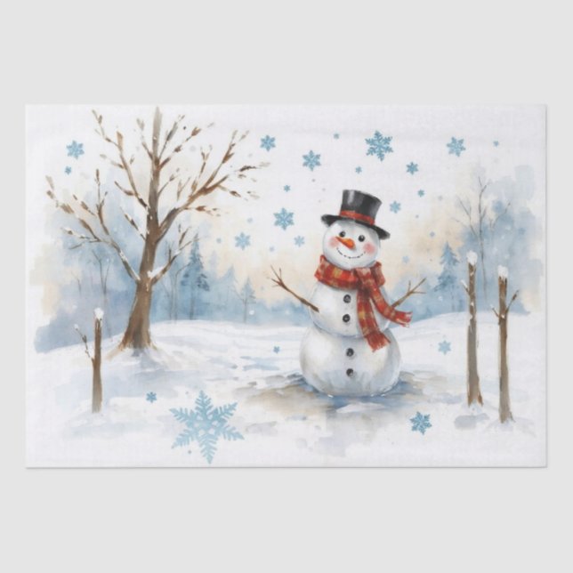 Papel Tecidual Wcolor Snowman (Frente )