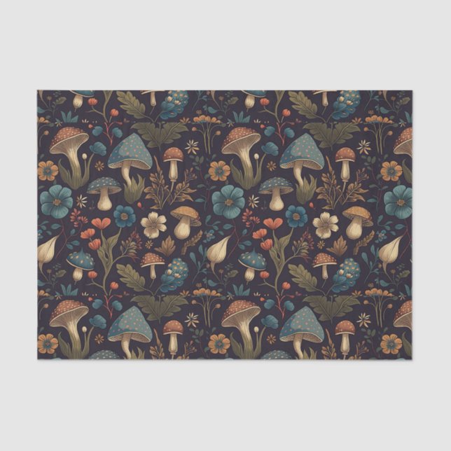 Papel Tecidual Woodland Mushroom | Inspirado na Na (Frente )