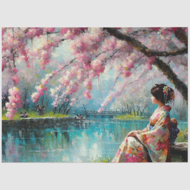 Papel tecidular asiático (Frente )