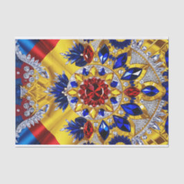 Papel tecidular com design romeno