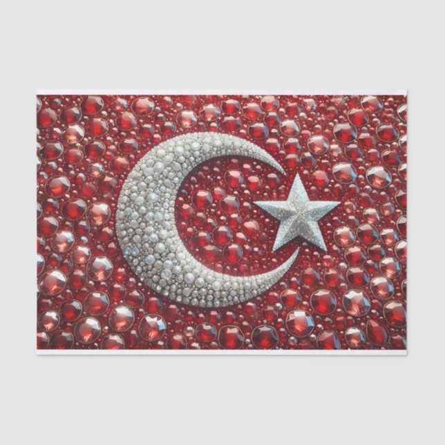 Papel tecidular com design turca (Frente )