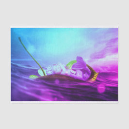 Papel tecidular com Sereia bebê