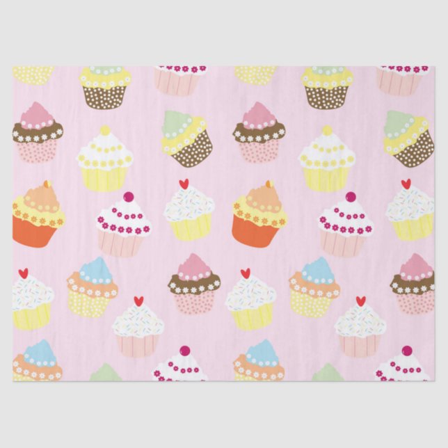 Papel tecidular cupcakes (Frente )