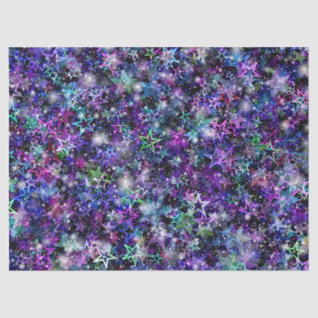 papel tecidular das estrelas arco-íris (Frente )