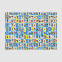 Papel tecidular de 10 lb, LoteriaFest