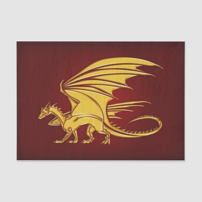 papel tecidular de dragão fantasma (Frente )