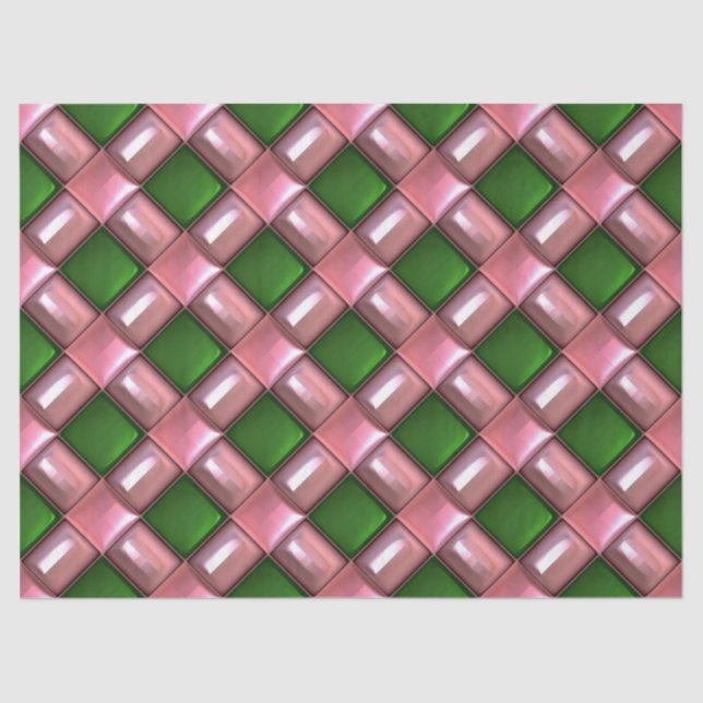 papel tecidular de lattice de natal (Frente )