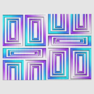 papel tecidular de retângulos geométricos