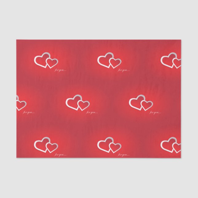 Papel tecidular dia de os namorados (Frente )