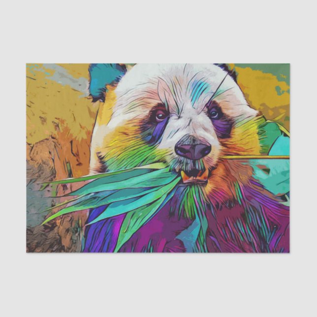 Papel tecidular do arco-íris (Frente )