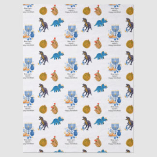 Papel tecidular do Chanucá - Sonho dos dinossauros