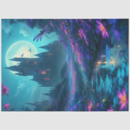 Papel Tecidular Dragonfly Castle