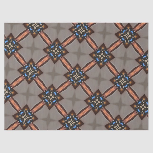 papel tecidular moroccan kaleidoscope (Frente )