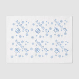 Papel tecidular - Papai Noel, Sleigh, Flocos de ne