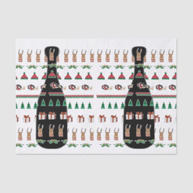 Papel tecidular para presentes que embrulham mãe,  (Frente )