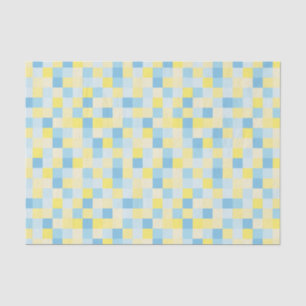 Papel Teclado Azul e Amarelo