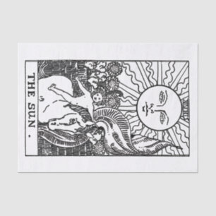 Papel Teclado Sun Tarot Card