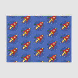 Papel Teclado Vermelho do Foguete