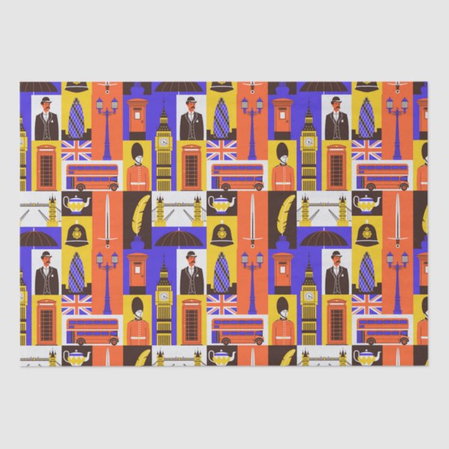 Papel Tema de Londres (Frente )