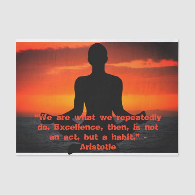 Papel Tema Meditação (Frente )