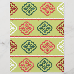 Papel Texturizado Verde para Álbum de Recortes