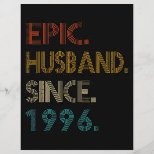 Papel Timbrado 25 Casamento Aniversário Dando-Lhe Marido Epic