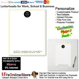 Papel Timbrado 2 Business Beige Logo Letterhead Business Brand 