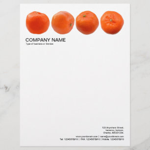 Papel Timbrado 2 no Cabeçalho 1/2 Polegadas - Clementinas