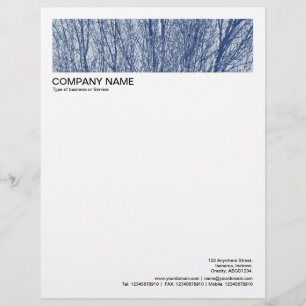 Papel Timbrado 2 no Cabeçalho 1/2 Polegadas - Ramificações de Bir