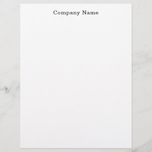 Papel Timbrado 8.5" x 11" Carta