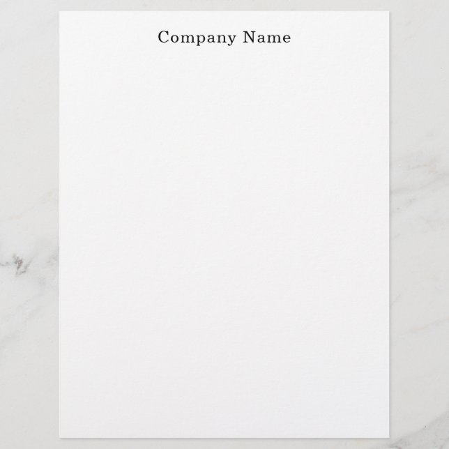 Papel Timbrado 8.5" x 11" Carta (Frente)