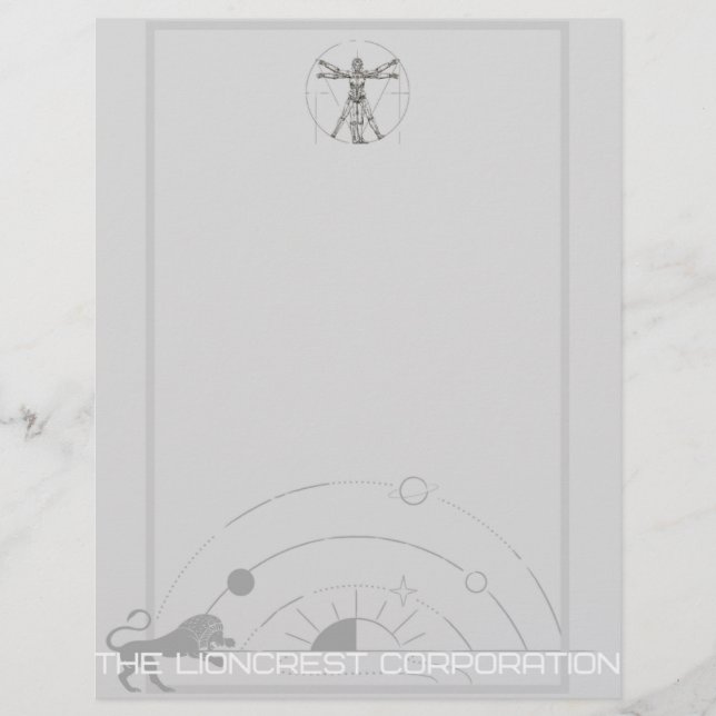 Papel Timbrado A Lioncrest Corporation Letterhead (Frente)