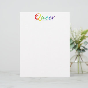 Papel Timbrado A palavra expressiva única e estranha de SlipperyJ
