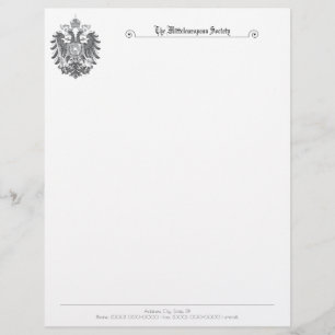 Papel Timbrado A Sociedade Mitteleuropétua