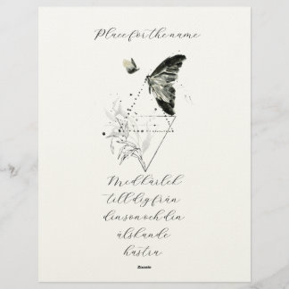 Papel Timbrado A thoughtfully designed sympathy card