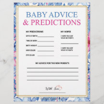 Aconselhamento e Previsões para Bebês [Aquarelas F