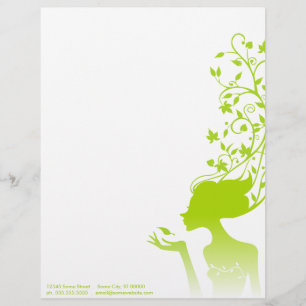 Papel Timbrado açúcar verde