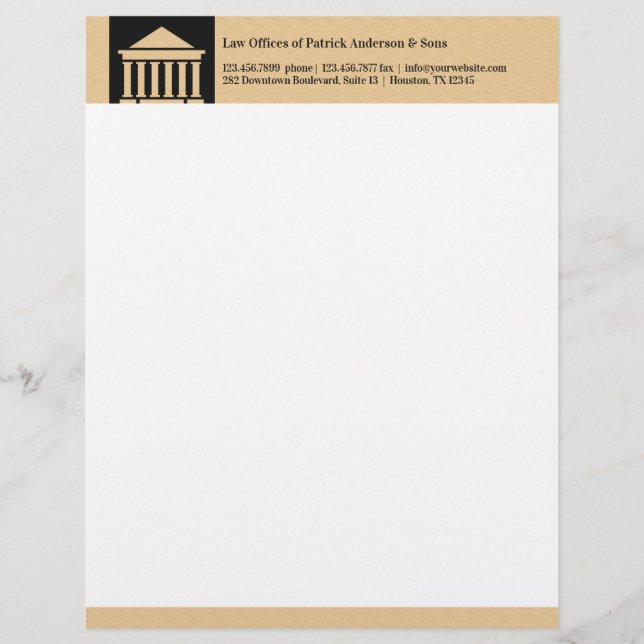 Papel Timbrado Advogado-Advogado Letterhead (Frente)
