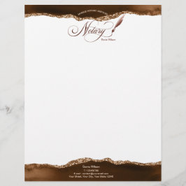 Papel Timbrado Agente de Sinalização de Notário e Empréstimo Móve