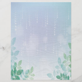 Papel Timbrado Água e verde