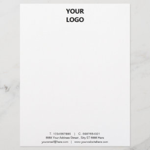 Papel Timbrado Alfândega Business Office Modern Letterhead com L