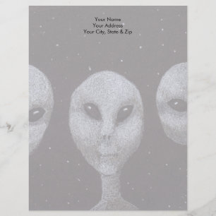 Papel Timbrado Aliens