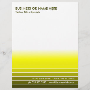 Papel Timbrado amostra de amarelo dourado