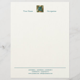 Papel Timbrado Antiguidade - Letra I - Letterhead