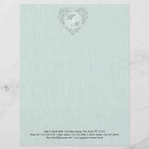 Papel Timbrado Aqua Hearty