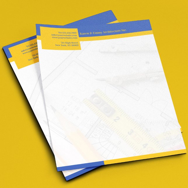 Papel Timbrado Architecture Letterhead (Criador carregado)