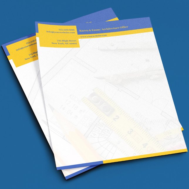 Papel Timbrado Arquitetura Letterhead (Criador carregado)